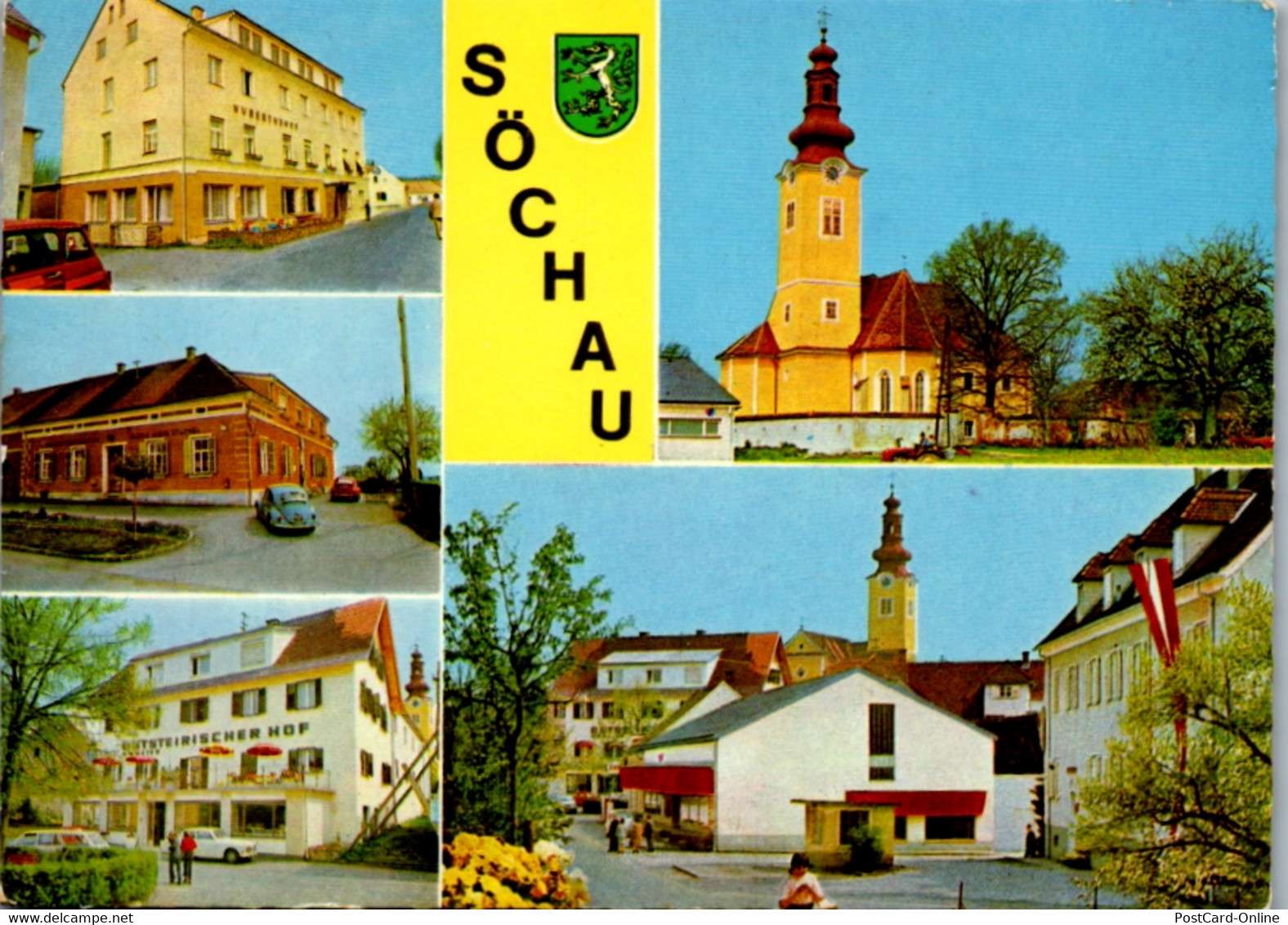 4956  - Steiermark , Söchau , Mehrbildkarte , Oststeirischer Hof - Gelaufen 1979 - Fürstenfeld