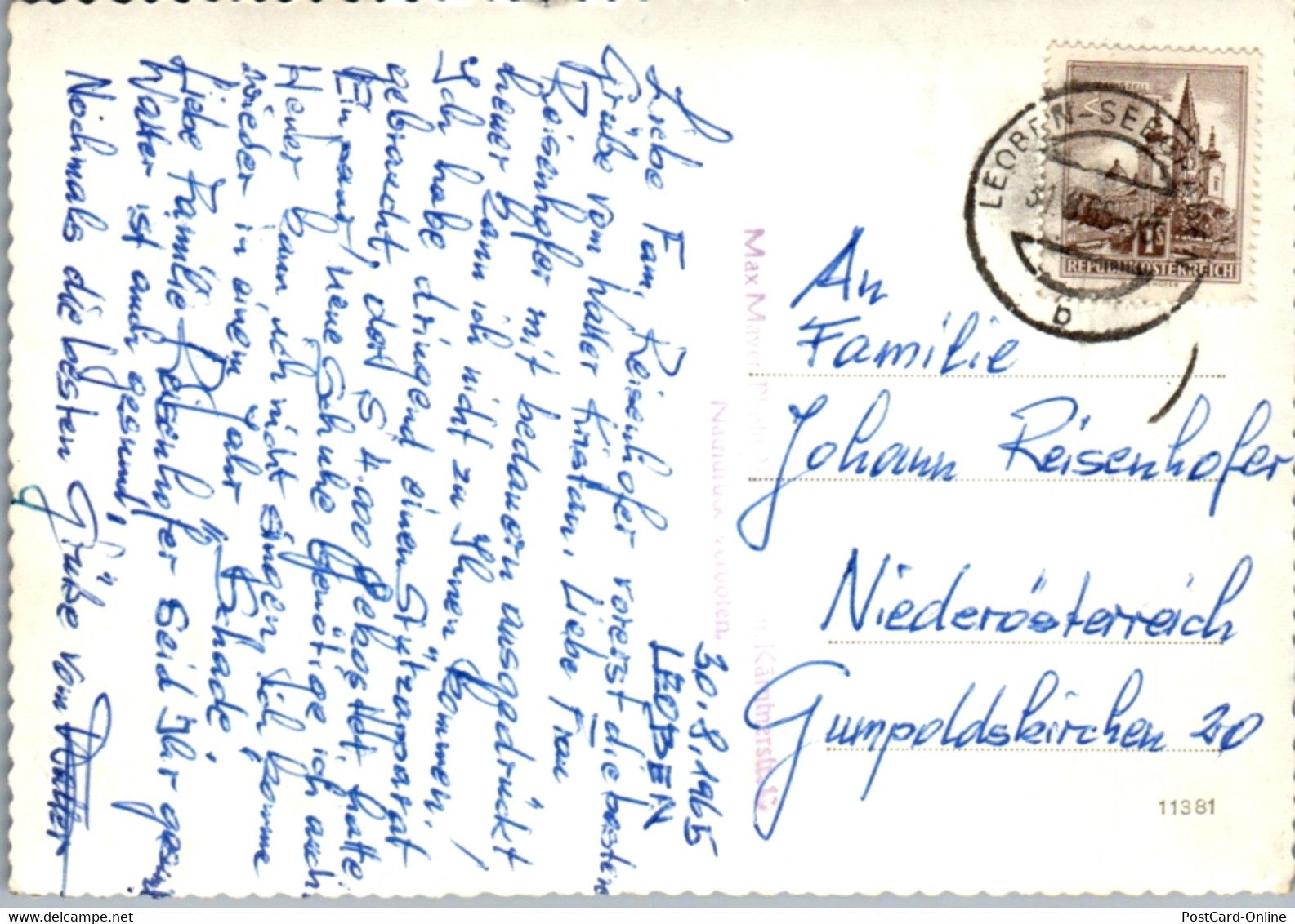 5005  - Steiermark , Judendorf , Murbrücke , Brücke - Gelaufen 1965 - Judendorf-Strassengel