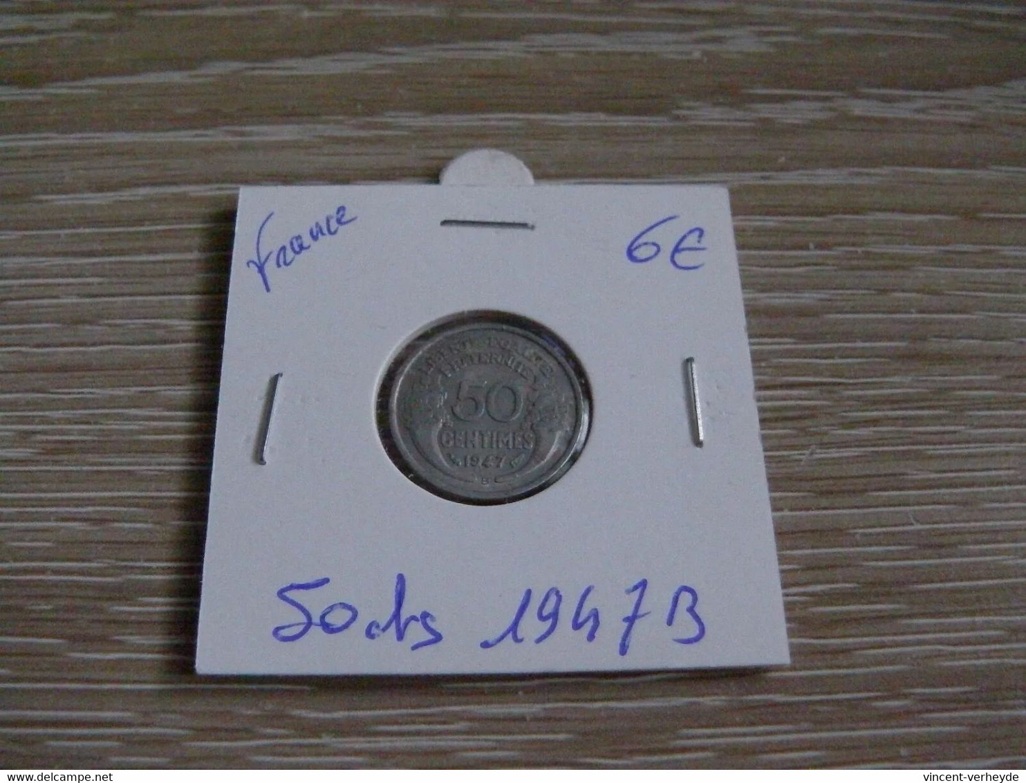 50 Centimes MORLON 1947 B Alu En L état Sur Les Photos ( La Pièce Envoyée Correspond Exactement Aux Photos ) - Altri & Non Classificati