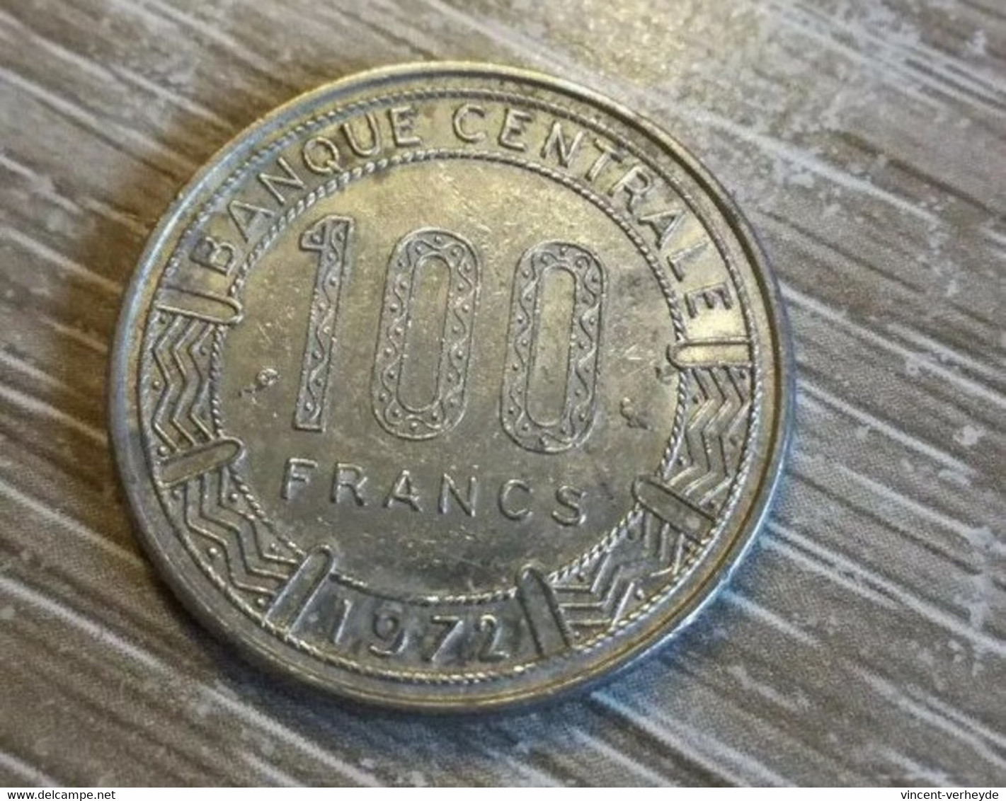 100 Francs Gabon 1972 En L Etat Sur Les Photos - Gabón