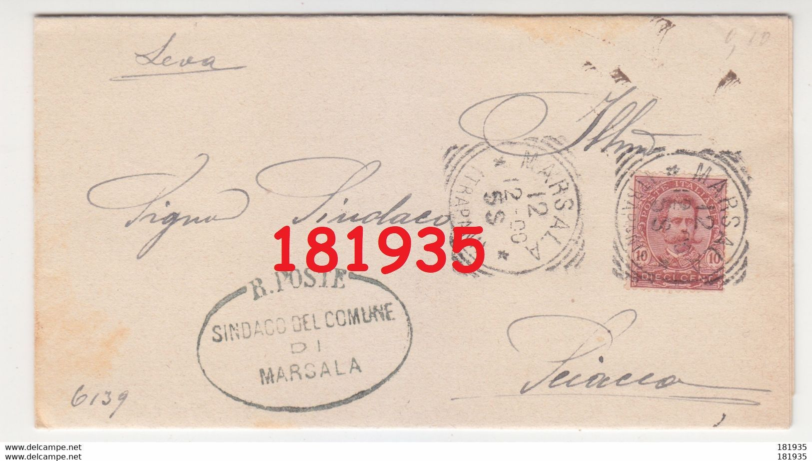 Cover Lettera Umberto  -Tondo Riquadrato-viaggiata Italy Italia - Other & Unclassified