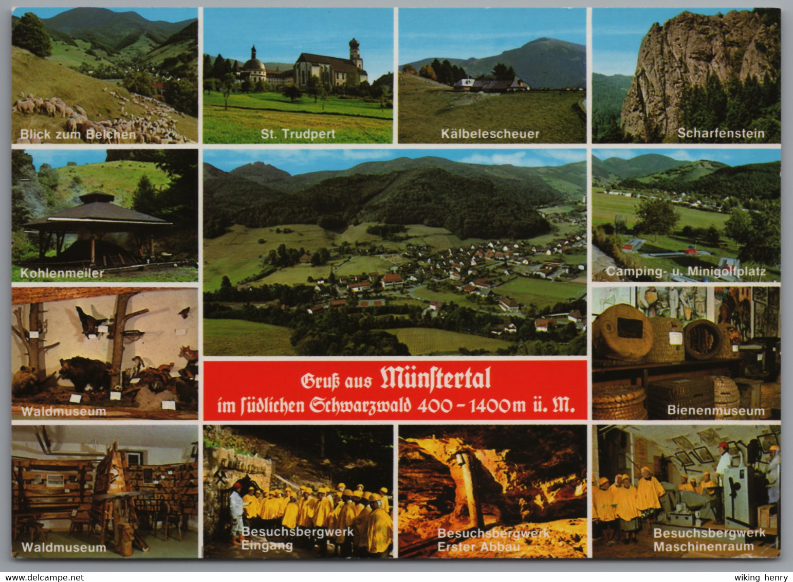Münstertal - Mehrbildkarte 4 - Muenstertal