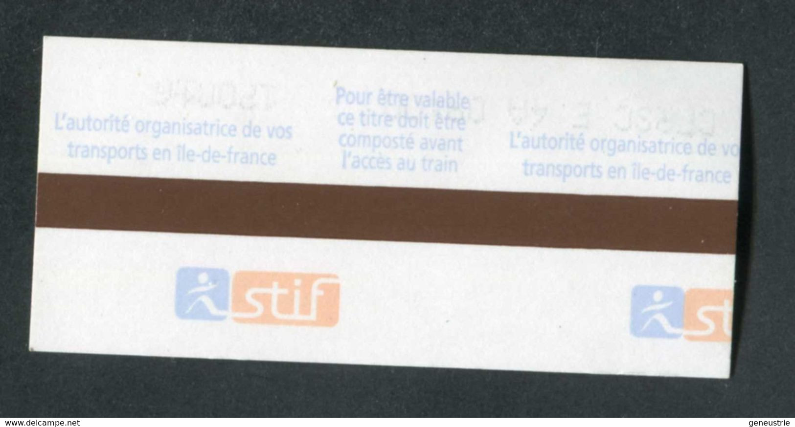 Neuf ! Ticket De Métro / Train / RER Parisien Années 2000 "Mobilis" RATP STIF - Paris - Métropolitain - Europe