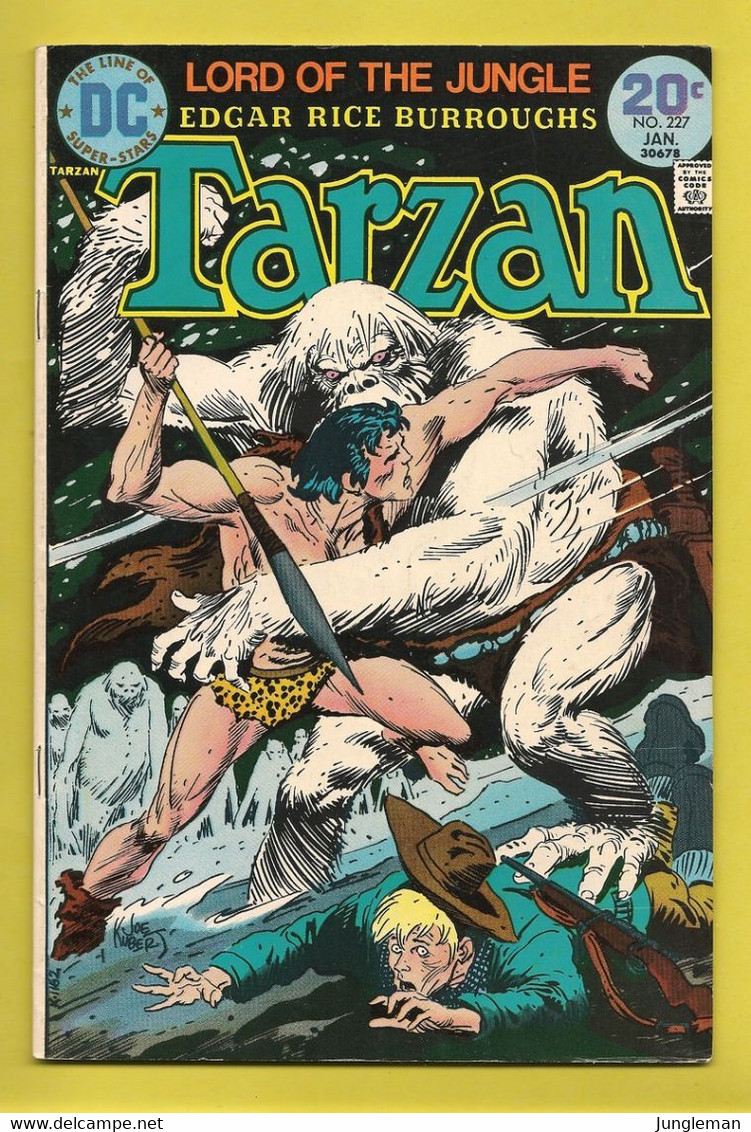 Tarzan Nr 227 - (In English) DC - National Periodical Publications. Inc. - January 1974 - Joe Kubert - BE - DC