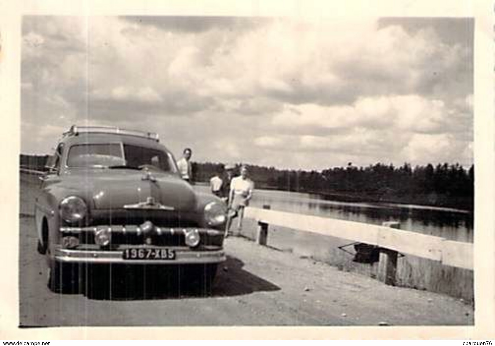 Photo Ancienne Voiture Automobile à Identifier Immatriculée 1967 XB 5 - Coches