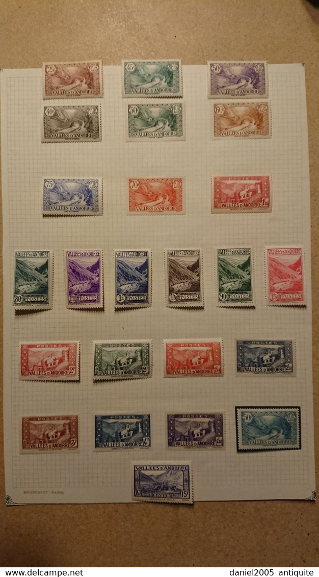 Lot De Timbres Neufs Avec Charnière - Unused Stamps