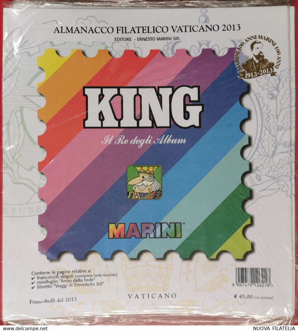 FOGLI KING VATICANO 2013 SINGOLI - Non Classificati