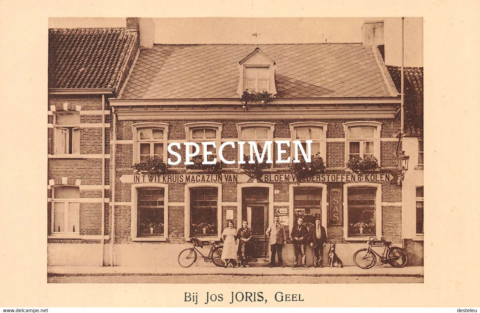 Bij Jos Joris In 't Wit Kruis Magazijn Van Bloemvoederstoffen En  Kolen @ Geel - Geel