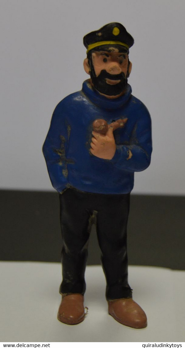 TINTIN CAPITAINE HADDOCK HERGE 1994 TL PLASTOY H 8,5CM En état D'usage Voir Photos - Tintin