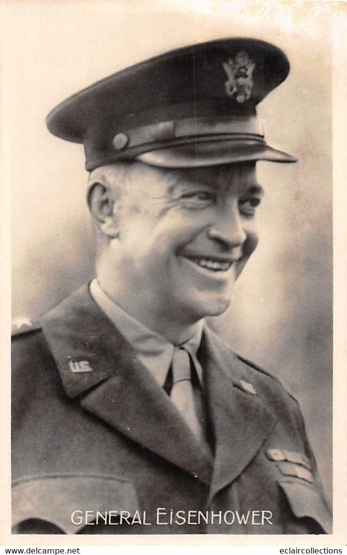 Thème. Militaria:  Personnage.   Le Général  Eisenhower   (voir Scan) - Personnages