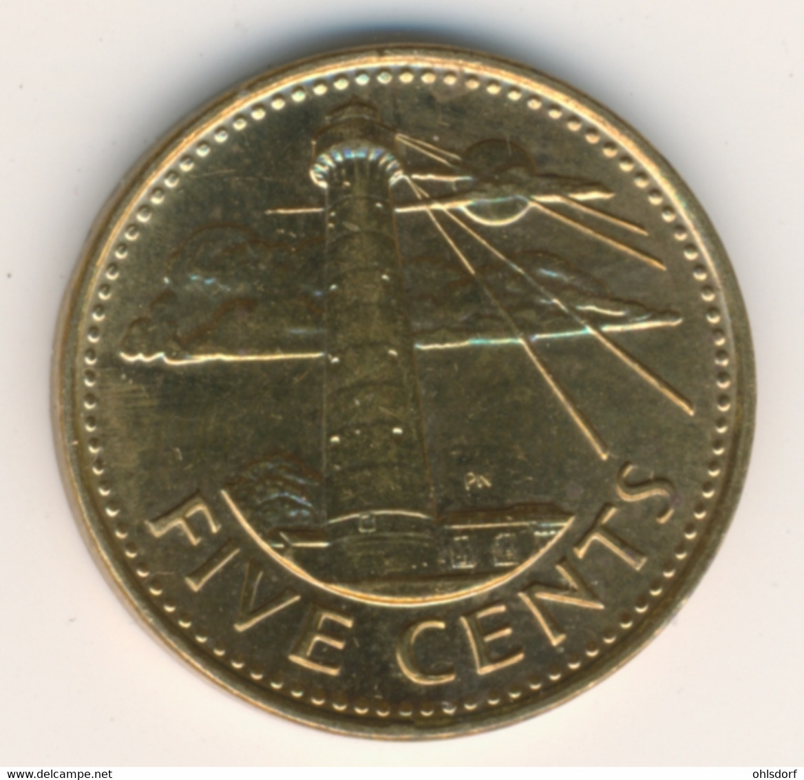 BARBADOS 2014: 5 Cents, KM 11a - Barbados