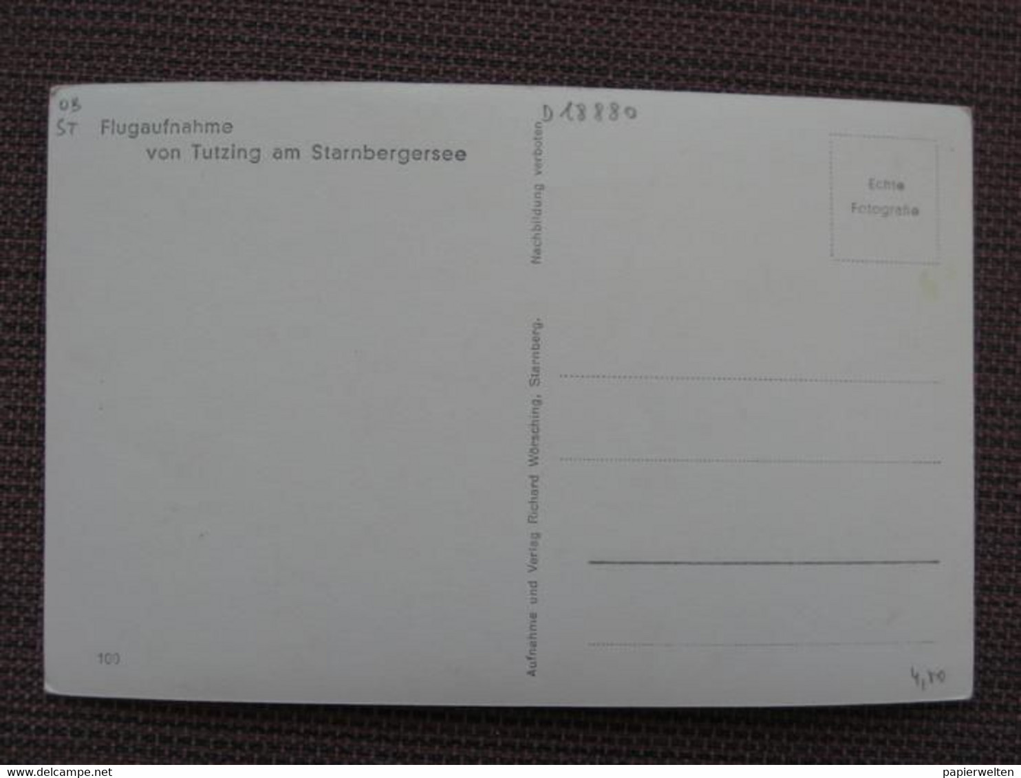 Tutzing (Starnberg) - Flugaufnahme - Tutzing