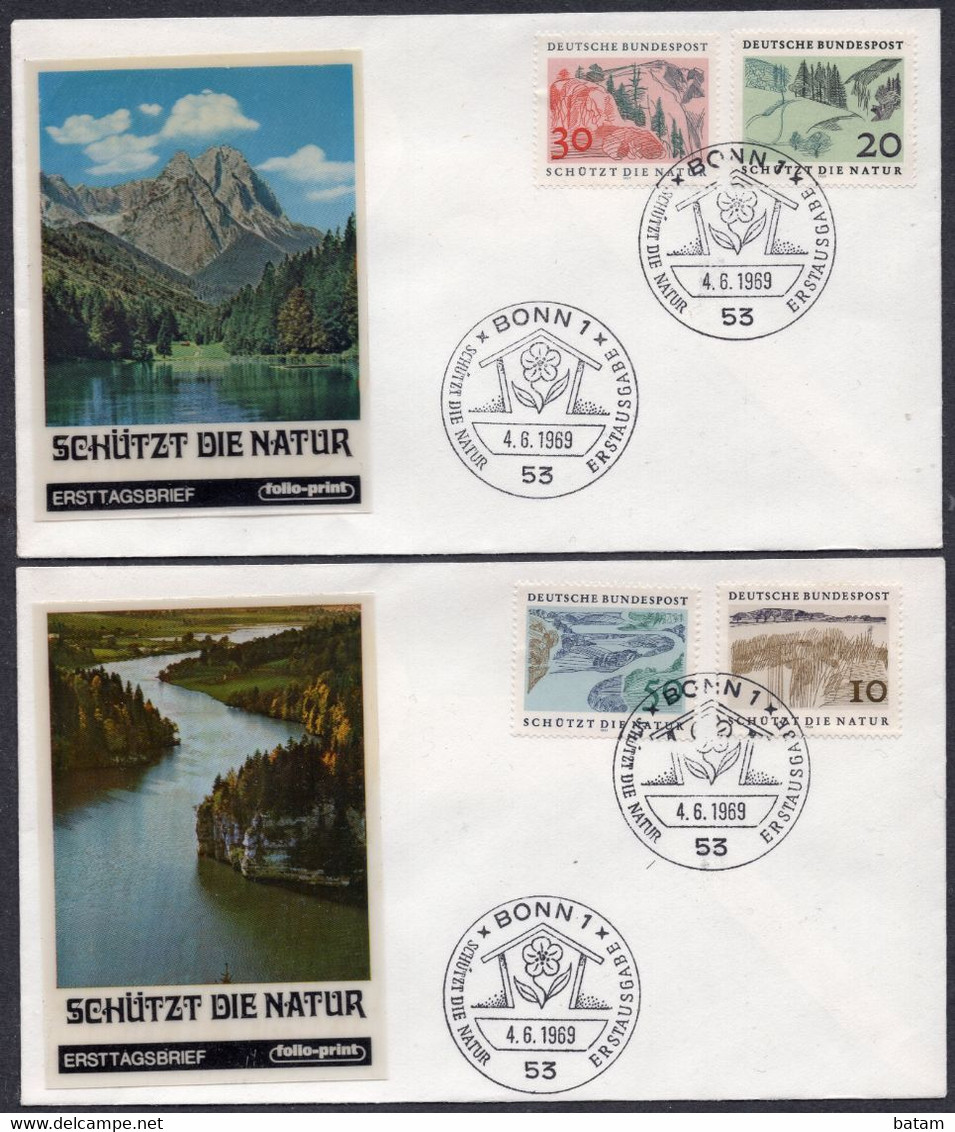 064 Germany 1969 - Protection Of Nature - FDC - Brieven En Documenten