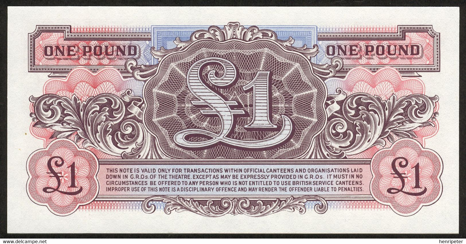 Billet De Banque Neuf - BRITISH ARMED FORCES - 1 Pound - Angleterre 1948 - Fuerzas Armadas Británicas & Recibos Especiales