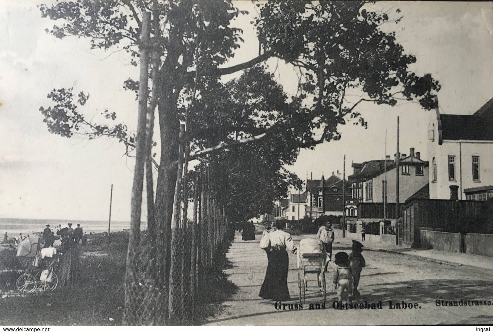 DEUTSCHLAND, GERMANY, .....” Gruss Aus Ostseebad Laboe “.......Strandstrasse... - Laboe