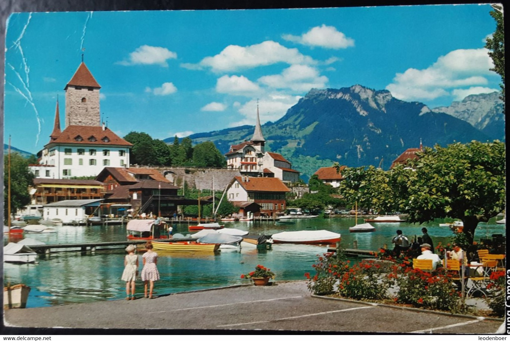 Zwitserland - Spiez Am Thunersee Mit Schloss Und Sigriswilergrat - 8402 - Sigriswil