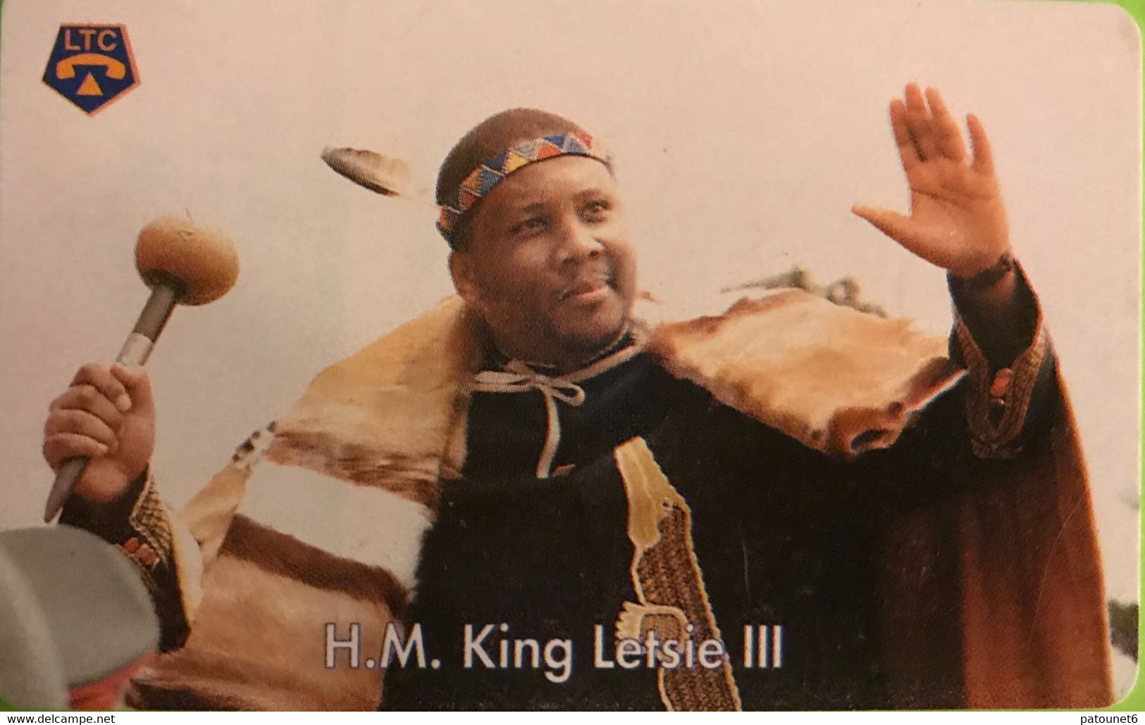 LESOTHO  -   Phonecard  -  H.M. King Letsie III  -  M 50 - Lesoto