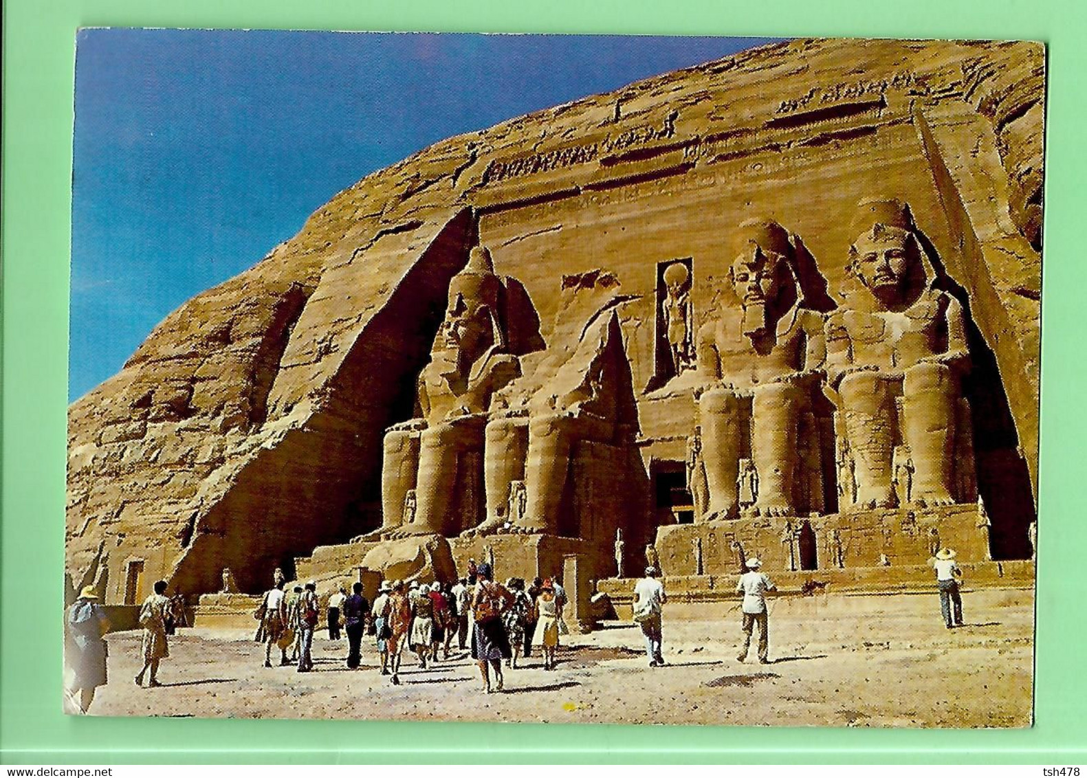 EGYPTE---ABU SIMBEL--general View Of The Temple Abu-simbel--voir 2 Scans - Tempels Van Aboe Simbel