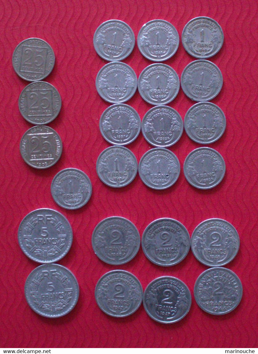 Lot De 24 Pièces En Nickel - Altri & Non Classificati