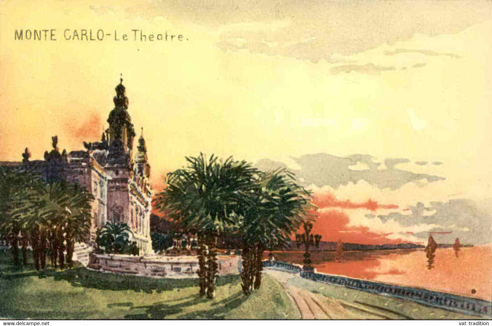 MONACO - Carte Postale - Le Théâtre - L 85964 - Teatro De ópera