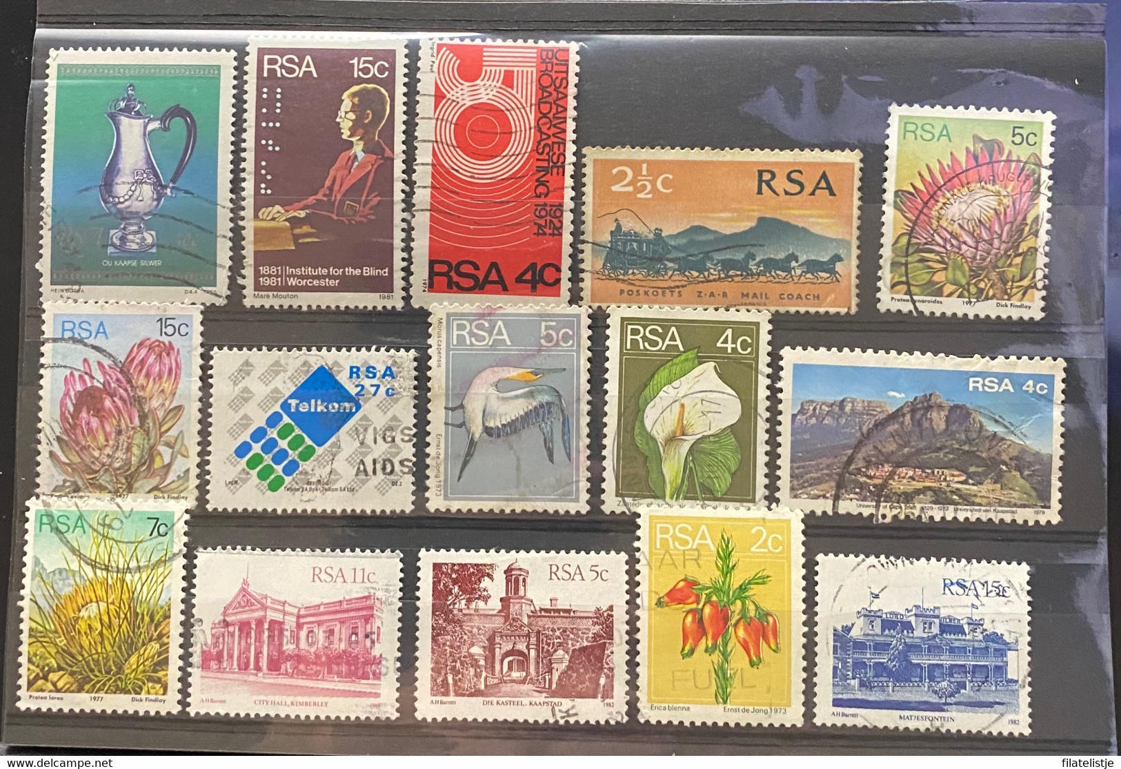 Lotje Zegels Zuid Afrika - Collections, Lots & Series