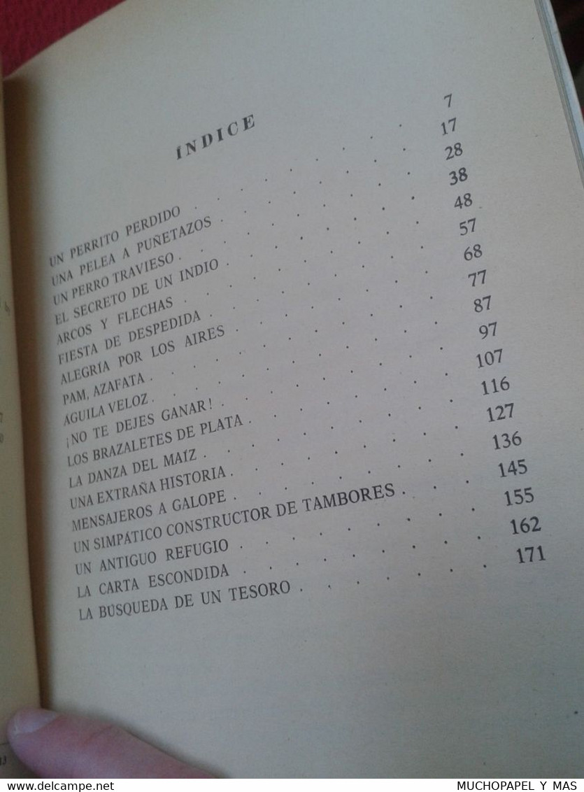 ANTIGUO LIBRO LOS HOLLISTER Y EL TESORO INDIO JERRY WEST EDICIONES TORAY SEGUNDA EDICIÓN 1970 VER FOTOS, EN ESPAÑOL.....