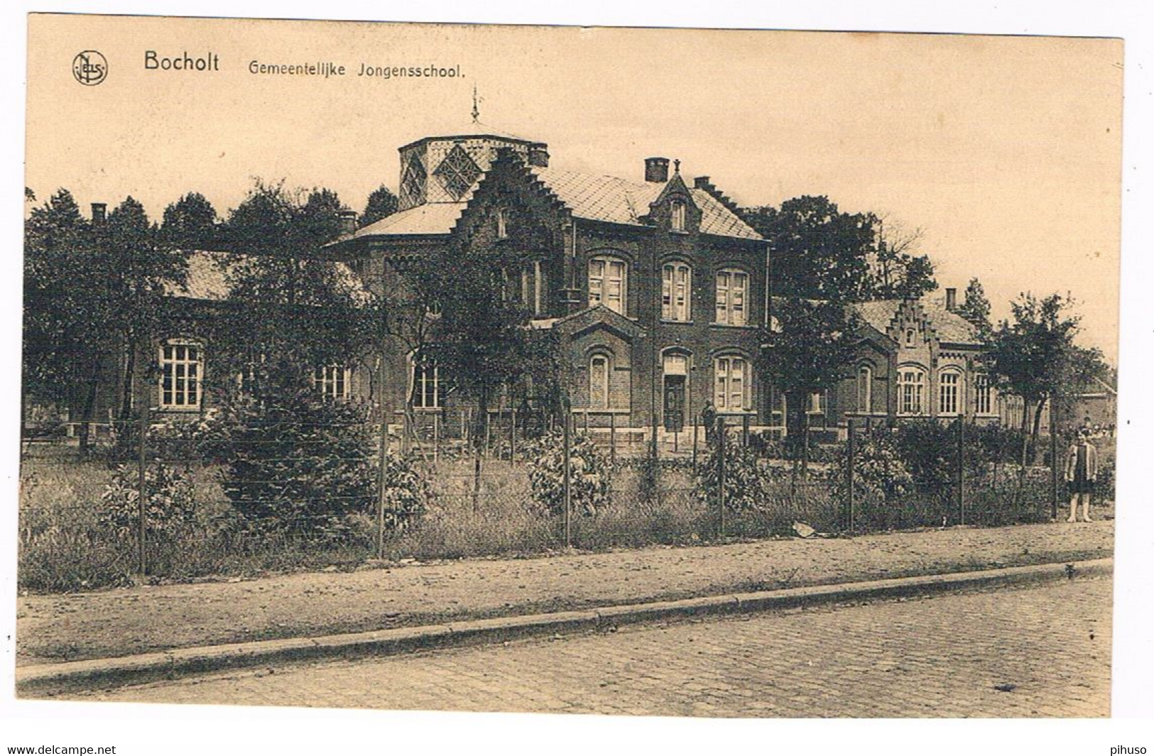 B-8074  BOCHOLT: Gemeentelijke Jongensschool - Bocholt