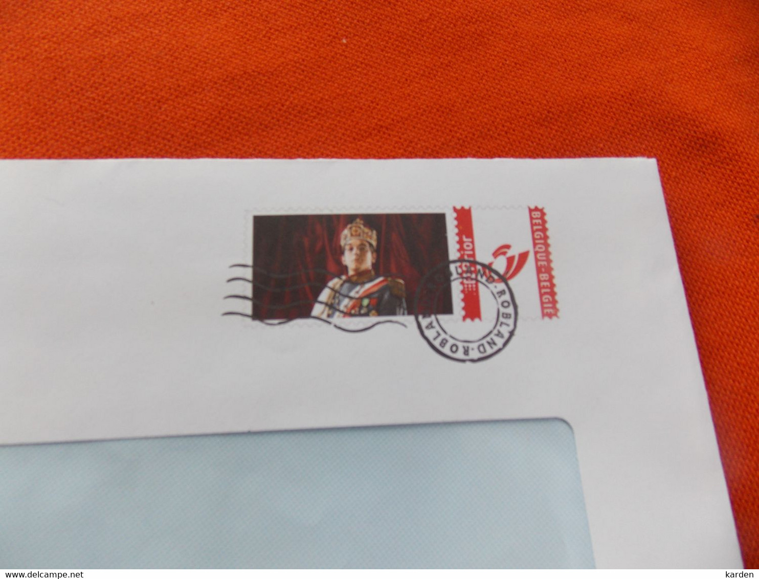 België Omslag A 4 Formaat Met Postzegel En Priorzegel Robland, - Covers
