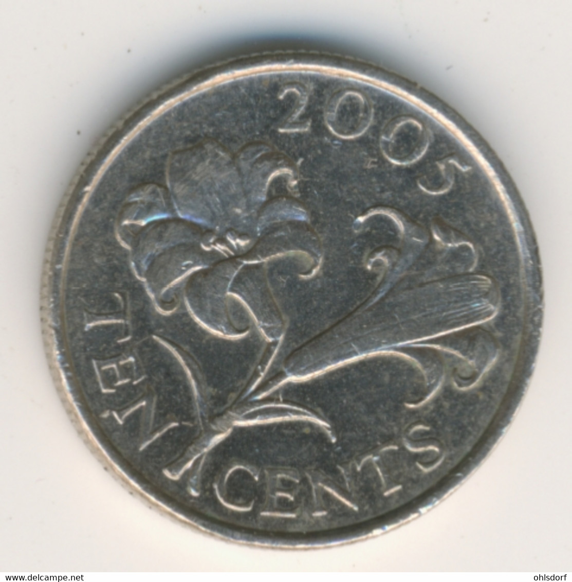 BERMUDA 2005: 10 Cents, KM 109 - Bermuda