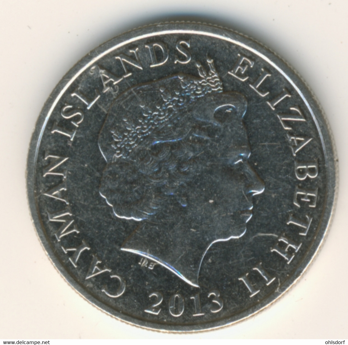 CAYMAN ISLANDS 2013: 25 Cents, KM 134 - Cayman Islands