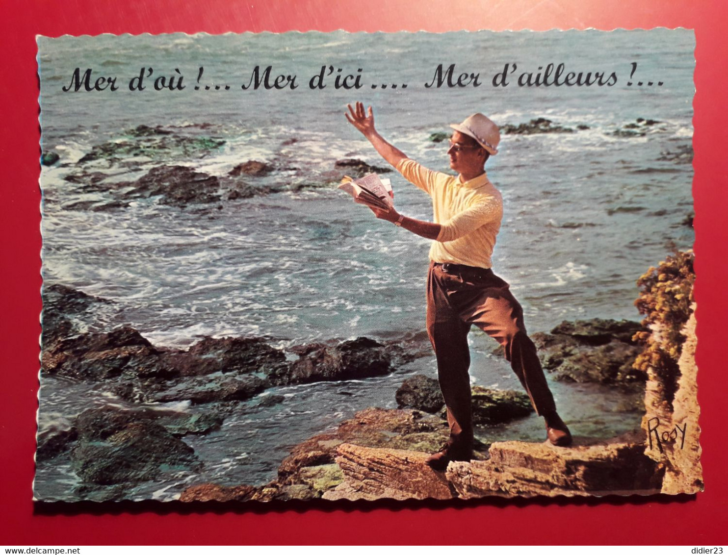 HUMOUR BORD DE MER MODE TENUE EPOQUE 950 EN VANCANCES - Asti