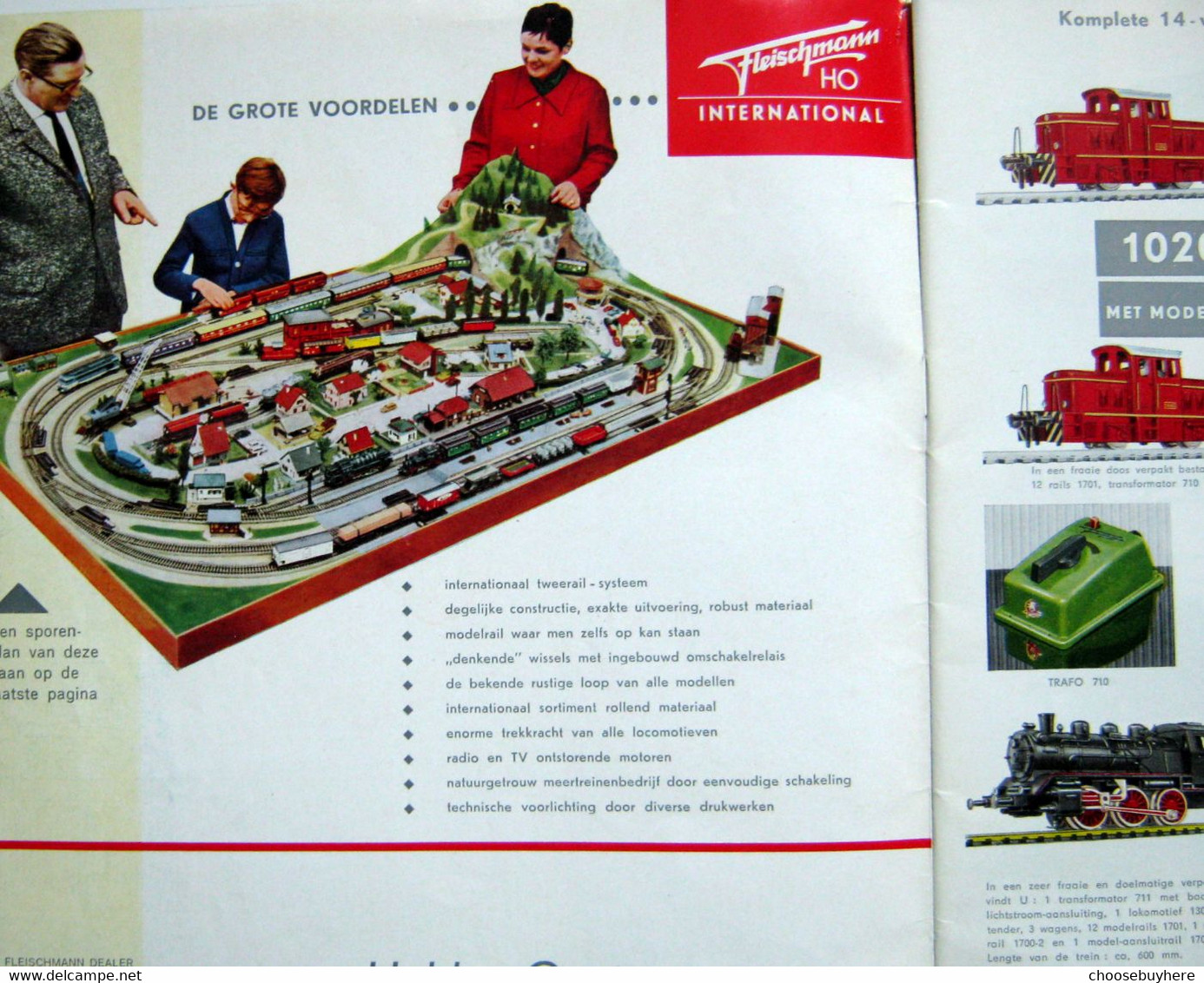 Fleischmann H0 Catalogus 1965-1966 Prijzen - Sonstige & Ohne Zuordnung