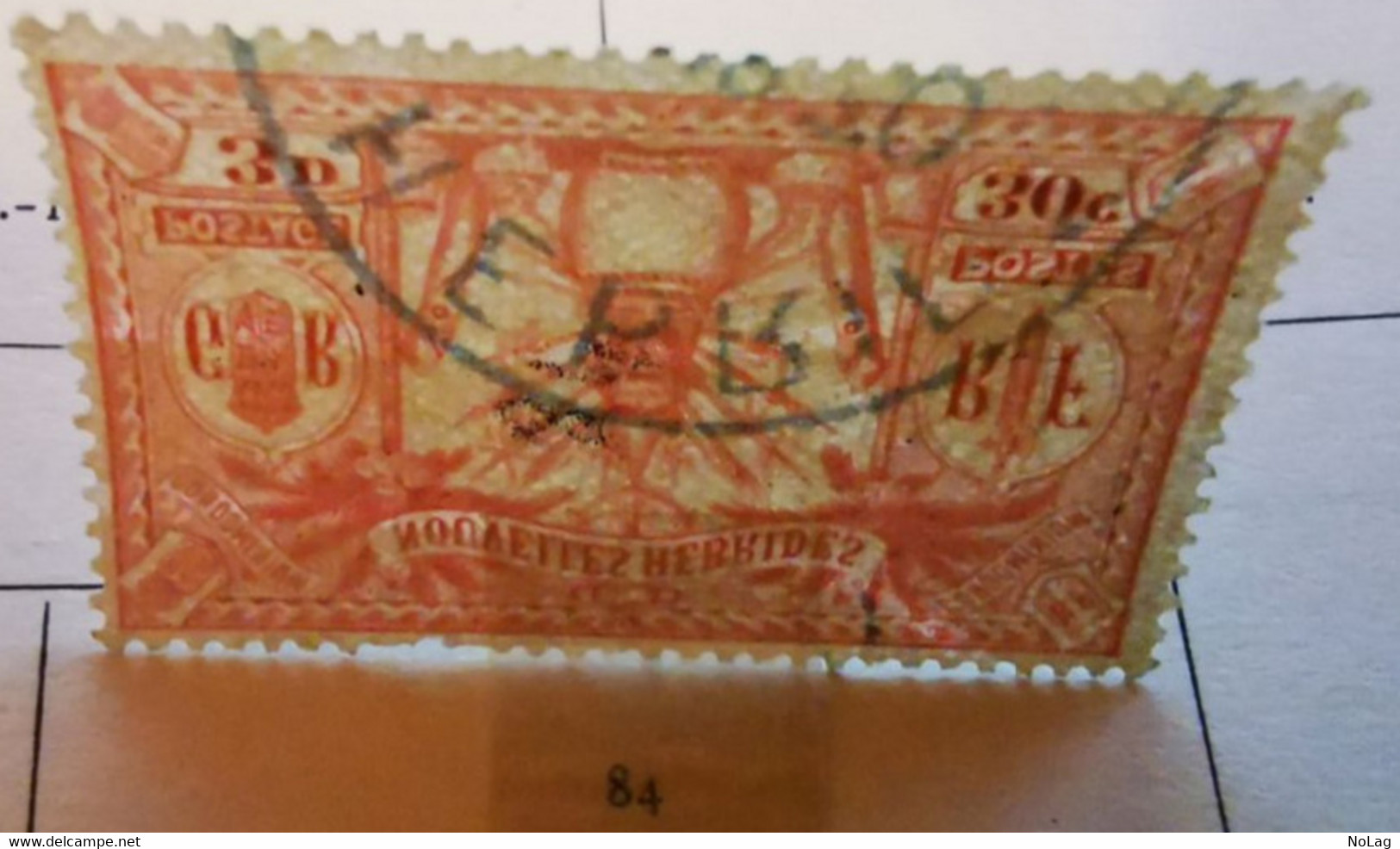 Nouvelles-Hebrides - 1911-25 - Colonies françaises - Lot de 3 timbres - N°38, N°40 et N°30, N°50-51 et N°84 /0/