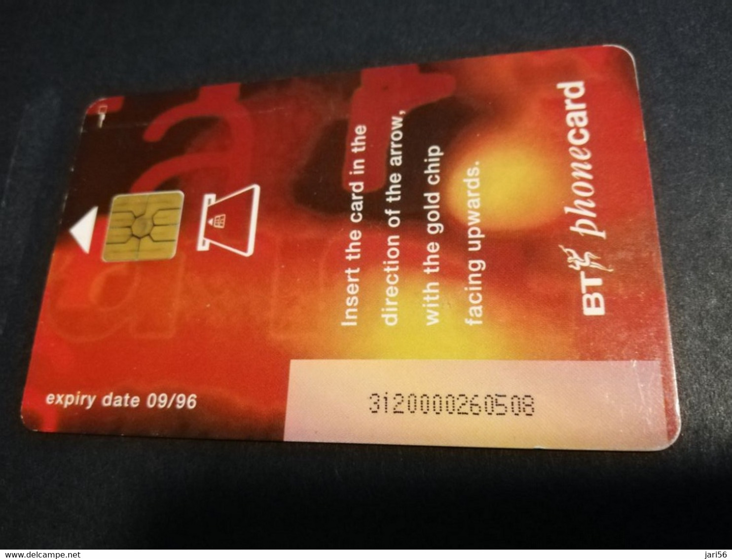 GREAT BRETAGNE  CHIPCARDS / TEST CARD 10 POUND    EXPIRY DATE 09/96   PERFECT  CONDITION     **4597** - BT Algemeen