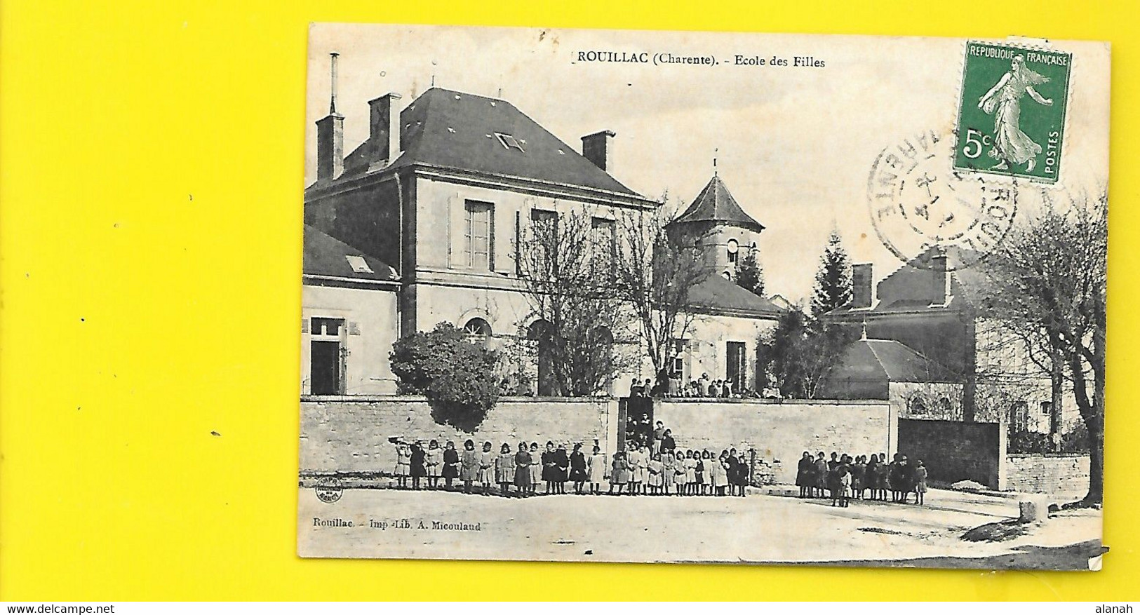 ROUILLAC Ecole Des Filles (Micoulaud) Charente (16) - Rouillac