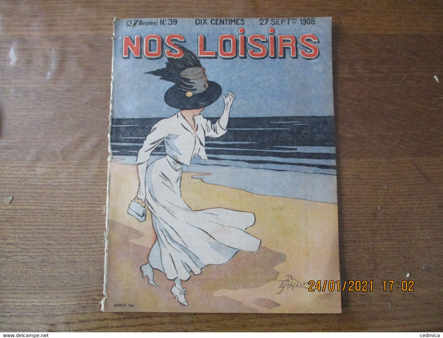 NOS LOISIRS N°39 DU 27 SEPTEMBRE 1908 - 1900 - 1949