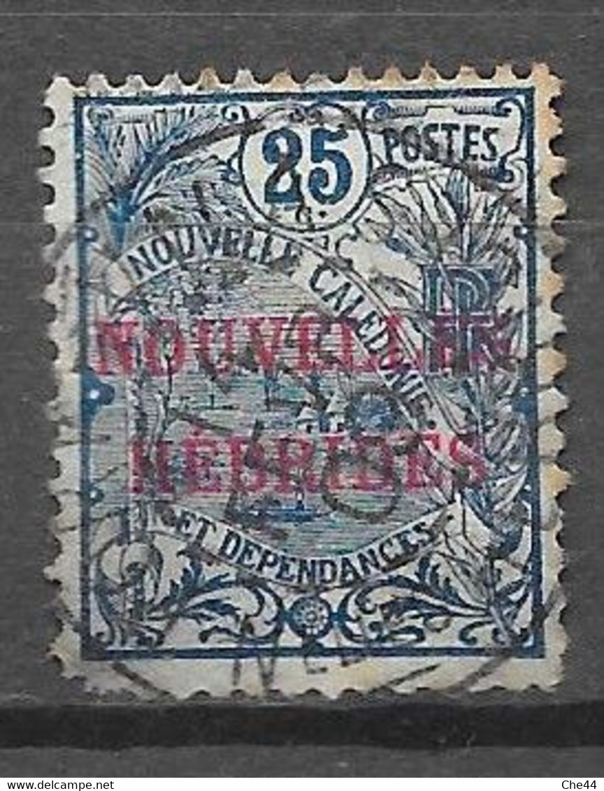 1908 : Timbres De Nouvelle Calédonie De 1905 - 07 Surchargés. N°3 Chez YT. (Voir Commentaires) - Used Stamps