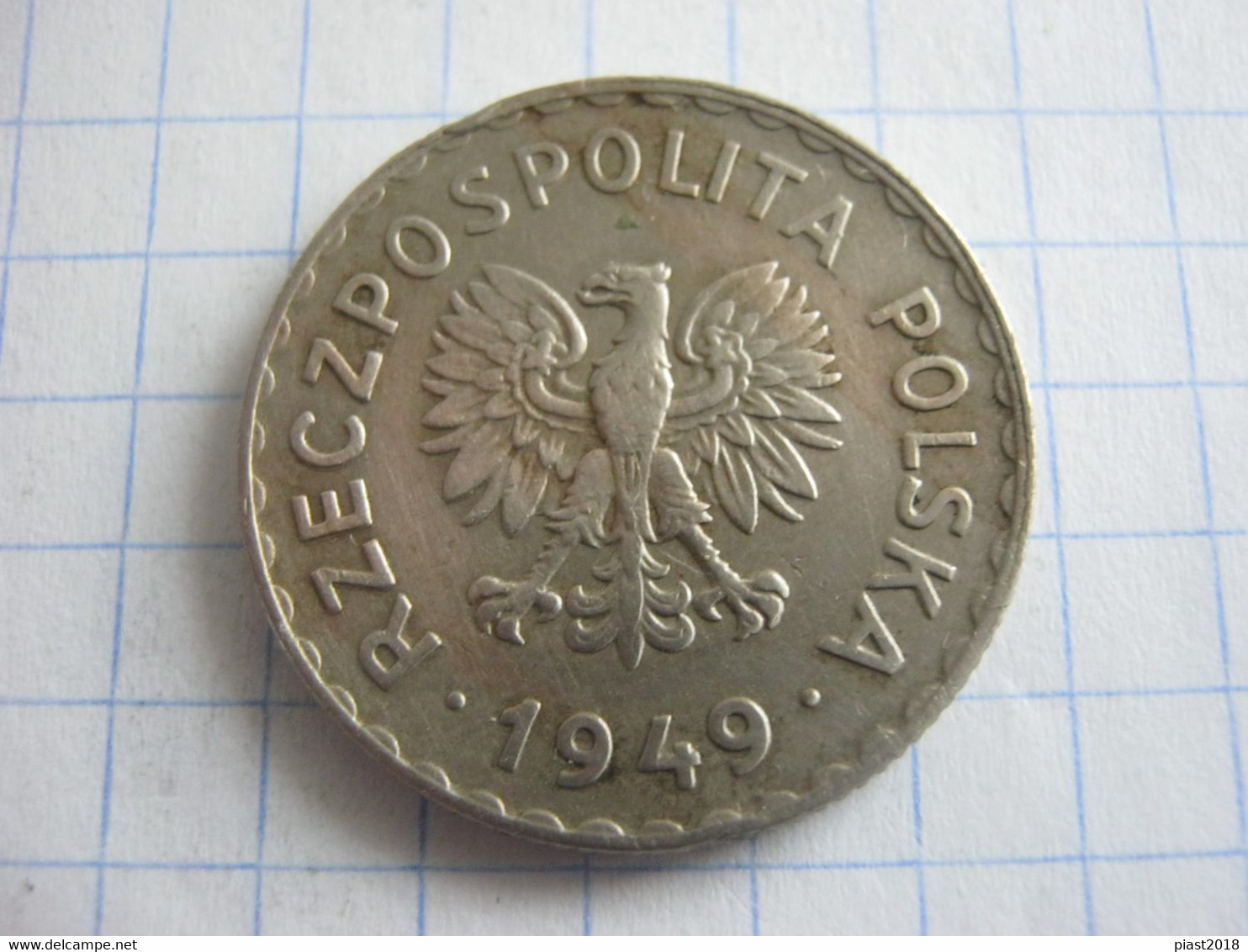 Poland 1 Zloty 1949 CuNi - Polonia