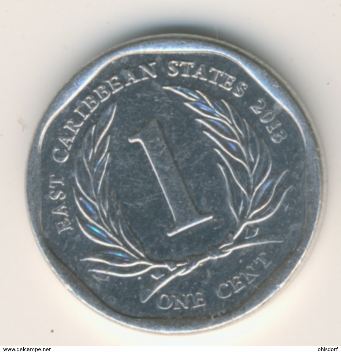 EAST CARIBBEAN STATES 2013: 1 Cent, KM 34 - Caraïbes Orientales (Etats Des)