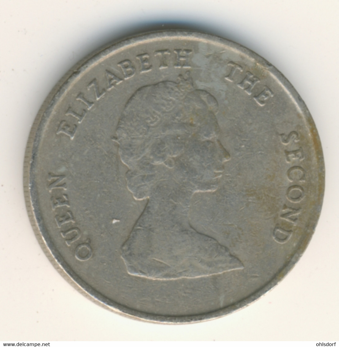 EAST CARIBBEAN STATES 1989: 25 Cents, KM 14 - Caribe Oriental (Estados Del)