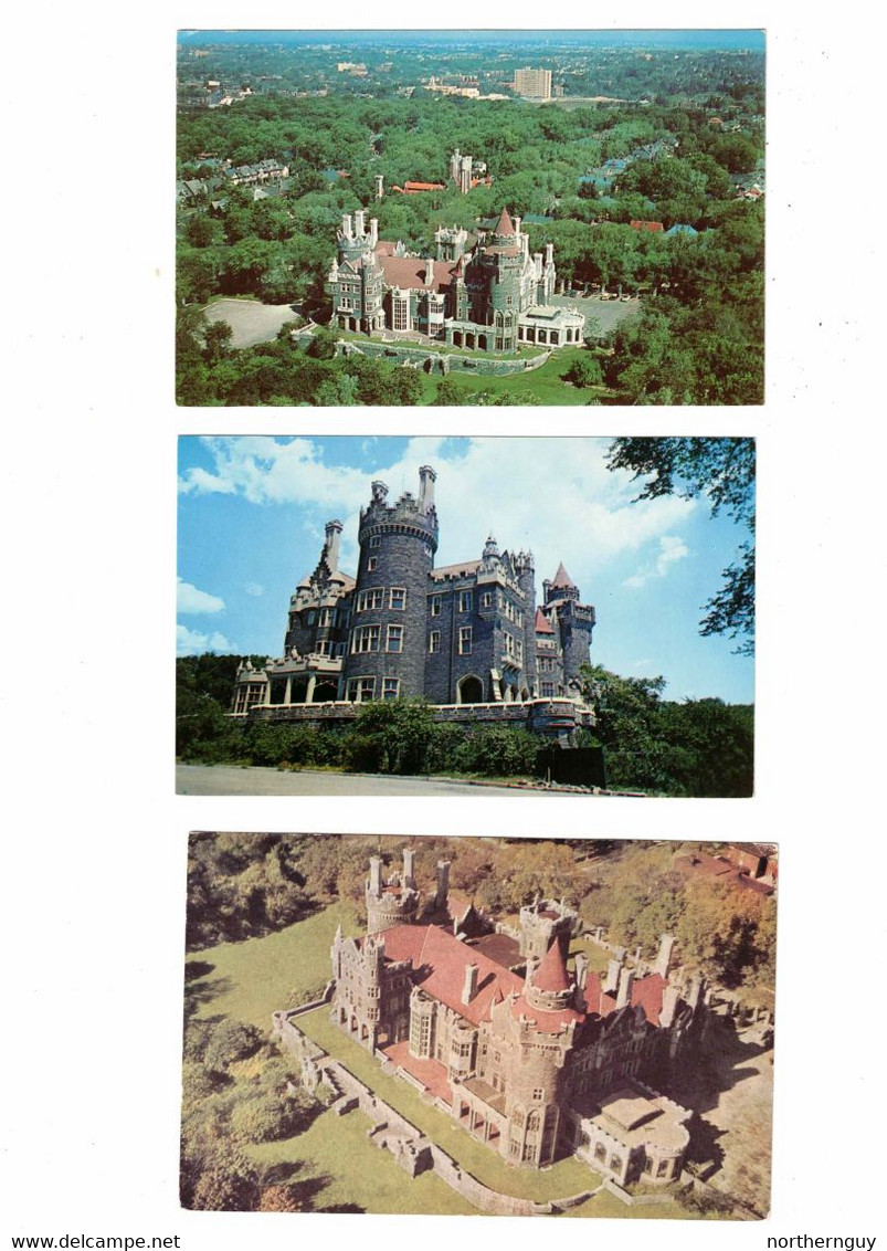 18 Different, TORONTO, Ontario, Canada Postcards. CASA LOMA- 1 RP, 2 Linen, 2 Guides, 12 Chrome, 1 4X6 - Toronto