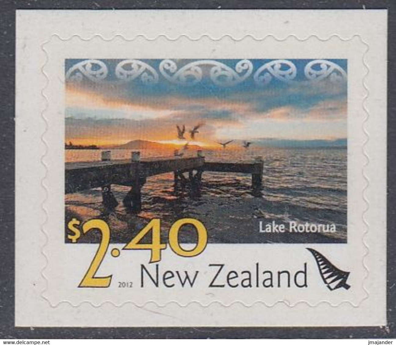 New Zealand 2012 - Scenic Definitive Stamp: Lake Rotorua - Self Adhesive Stamp - ** MNH - Nuovi