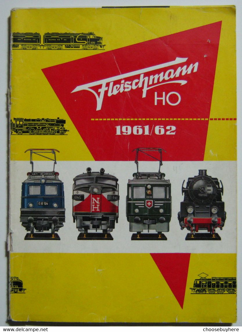 FLEISCHMANN H0 Catalogus 1961/62 1962 Prijzen Vintage Nederland - Andere & Zonder Classificatie