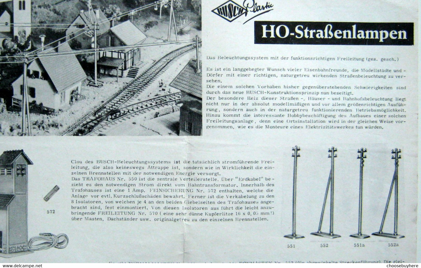 FLEISCHMANN H0 Catalogus 1961/62 1962 Prijzen Vintage Nederland - Other & Unclassified