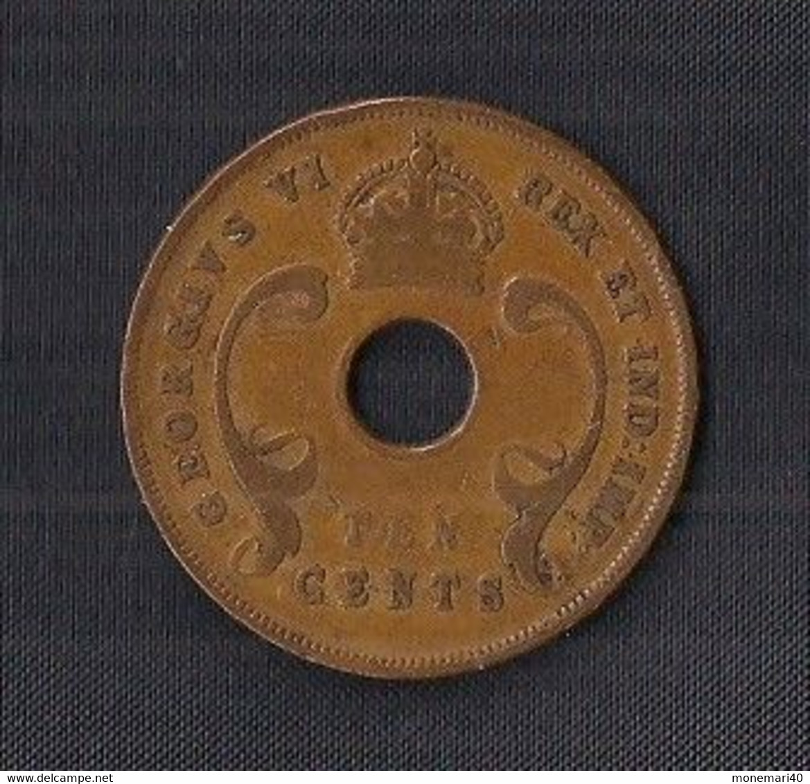 BRITISH EAST AFRICA -TEN CENT - BRONZE -1943 - George VI. - British Colony