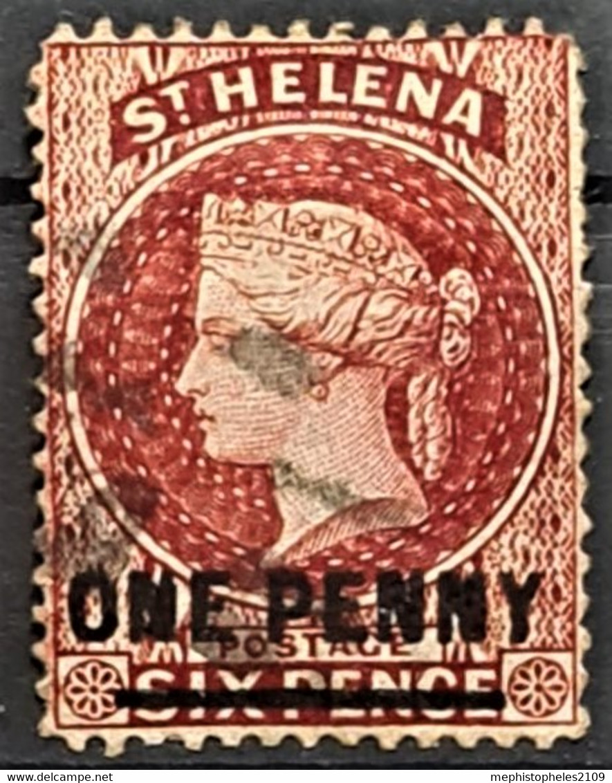 ST. HELENA 1868 - Canceled - Sc# 18 - 1d/6d - St. Helena