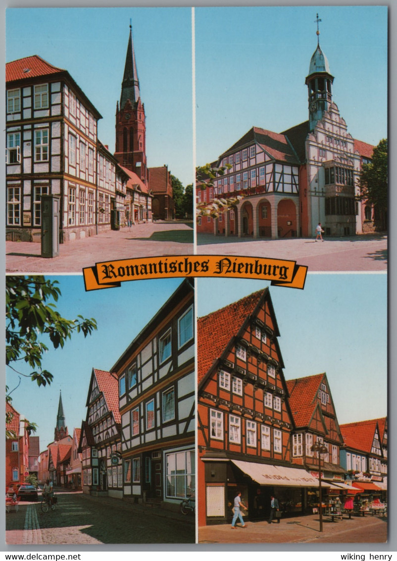 Nienburg - Mehrbildkarte 4   Romantisches Nienburg - Nienburg