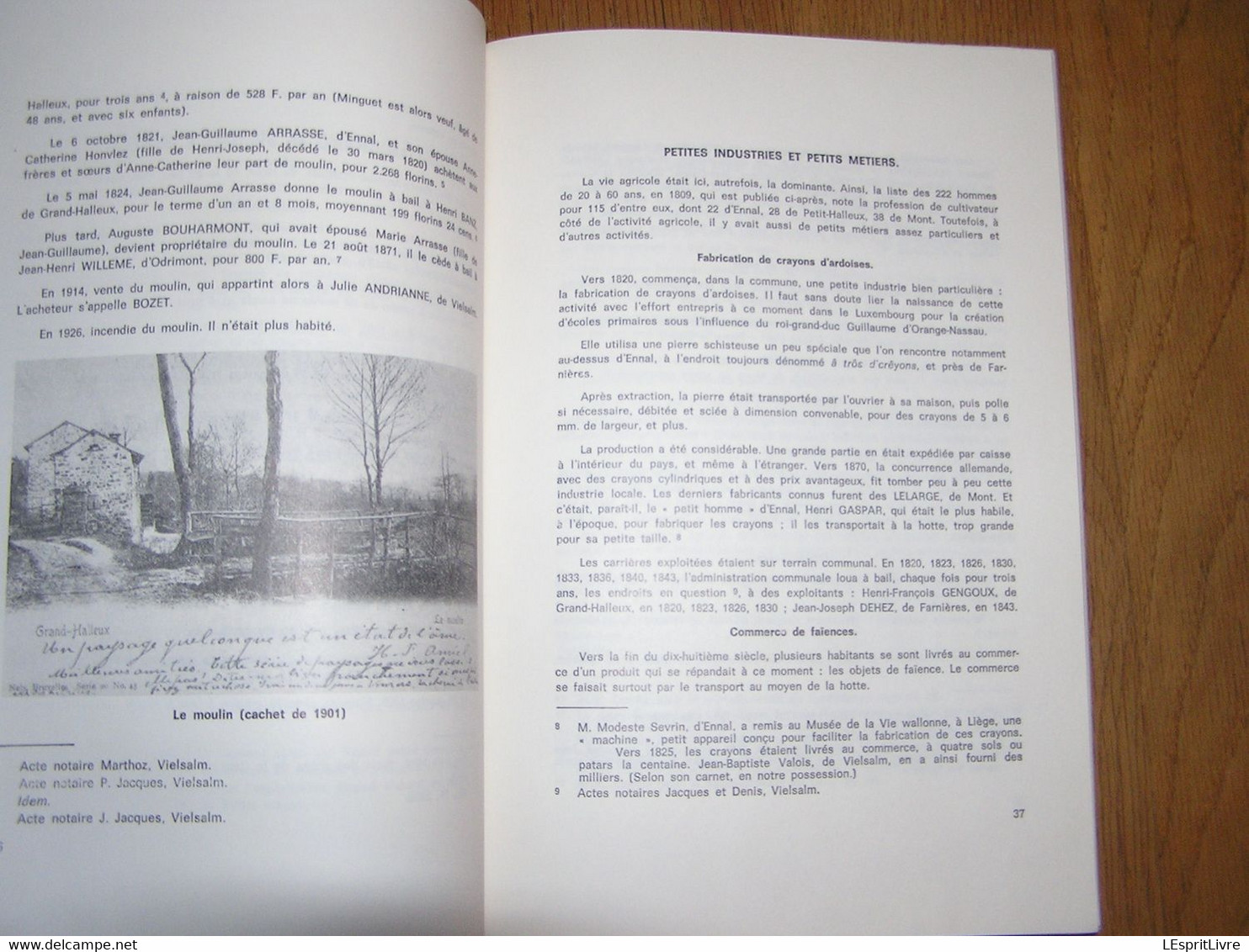 GLAIN ET SALM N° 17 Régionalisme Ardenne Brique Rencheux Grand Halleux Vêtement Agriculteur Ferme Industrie Métiers