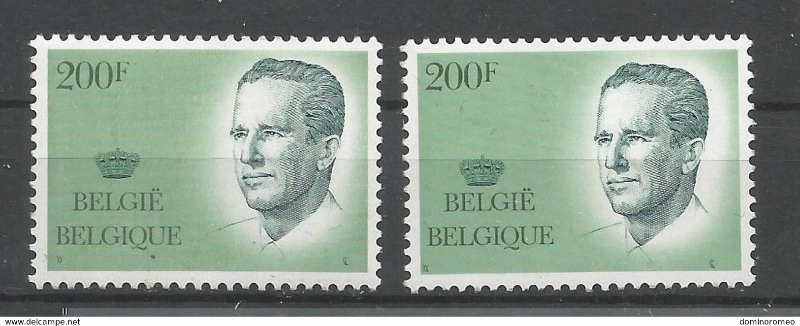 OCB 2236 ** Postfris Zonder Scharnier  Curisositeit Zegelbeeld Beetje Naar Links Verschoven  Zie Symbool Onder Belgique - 1981-1990 Velghe