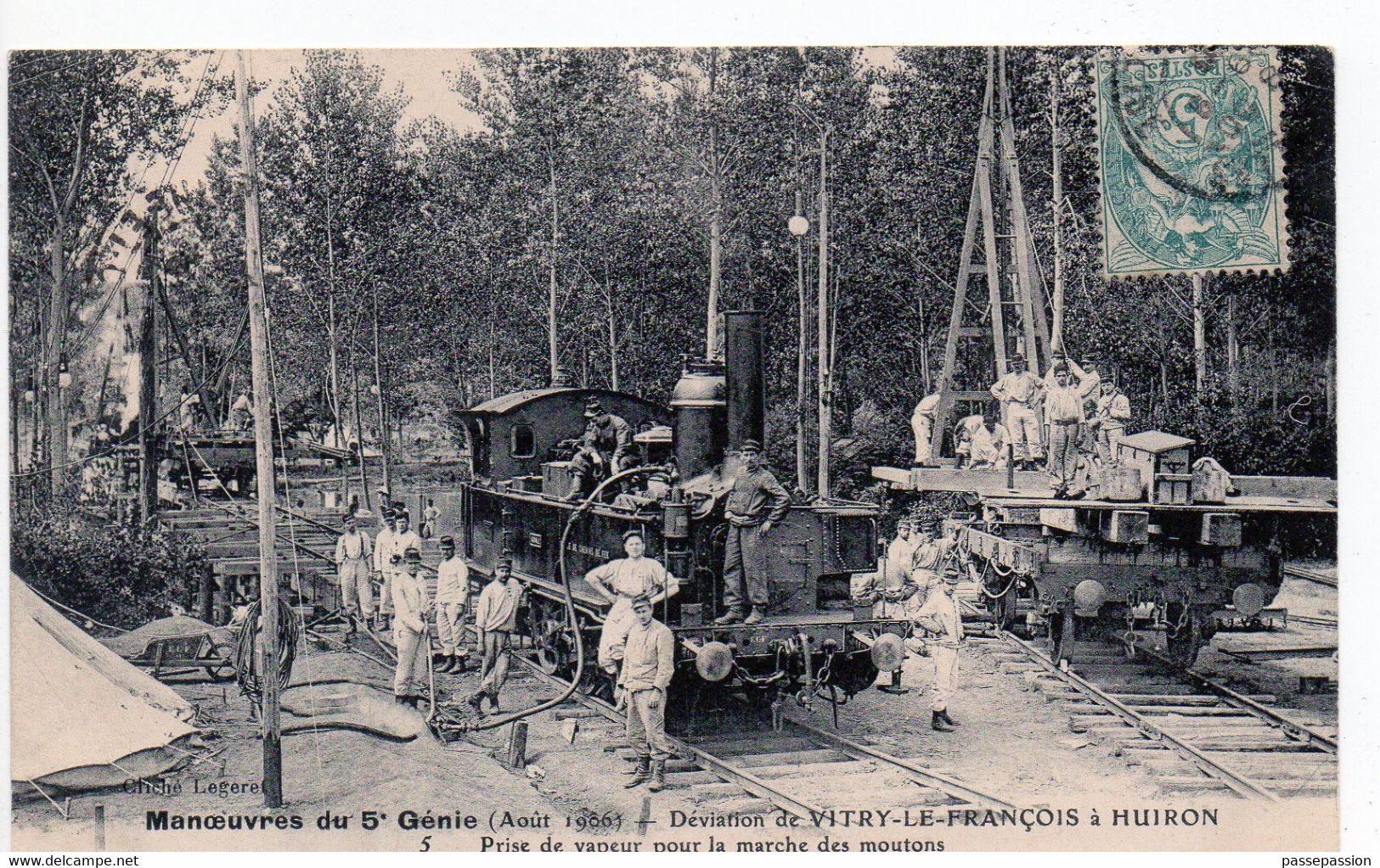 Manoeuvres Du 5è Génie - Déviation De VITRY-le-FRANCOIS à HUIRON - Vitry-le-François